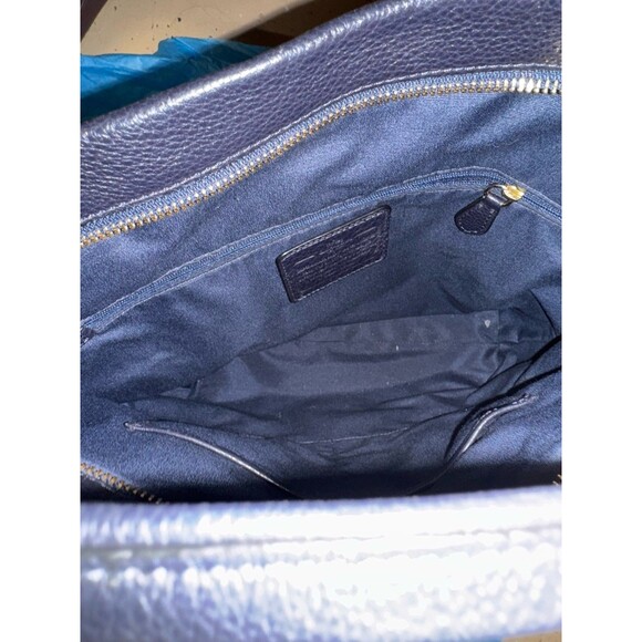 Coach Isabelle Black Pebbled Leather Hobo Bag - Picture 5 of 7